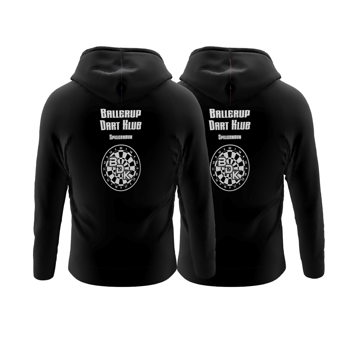 Hoodie ZIP - Ballerup Dart Klub