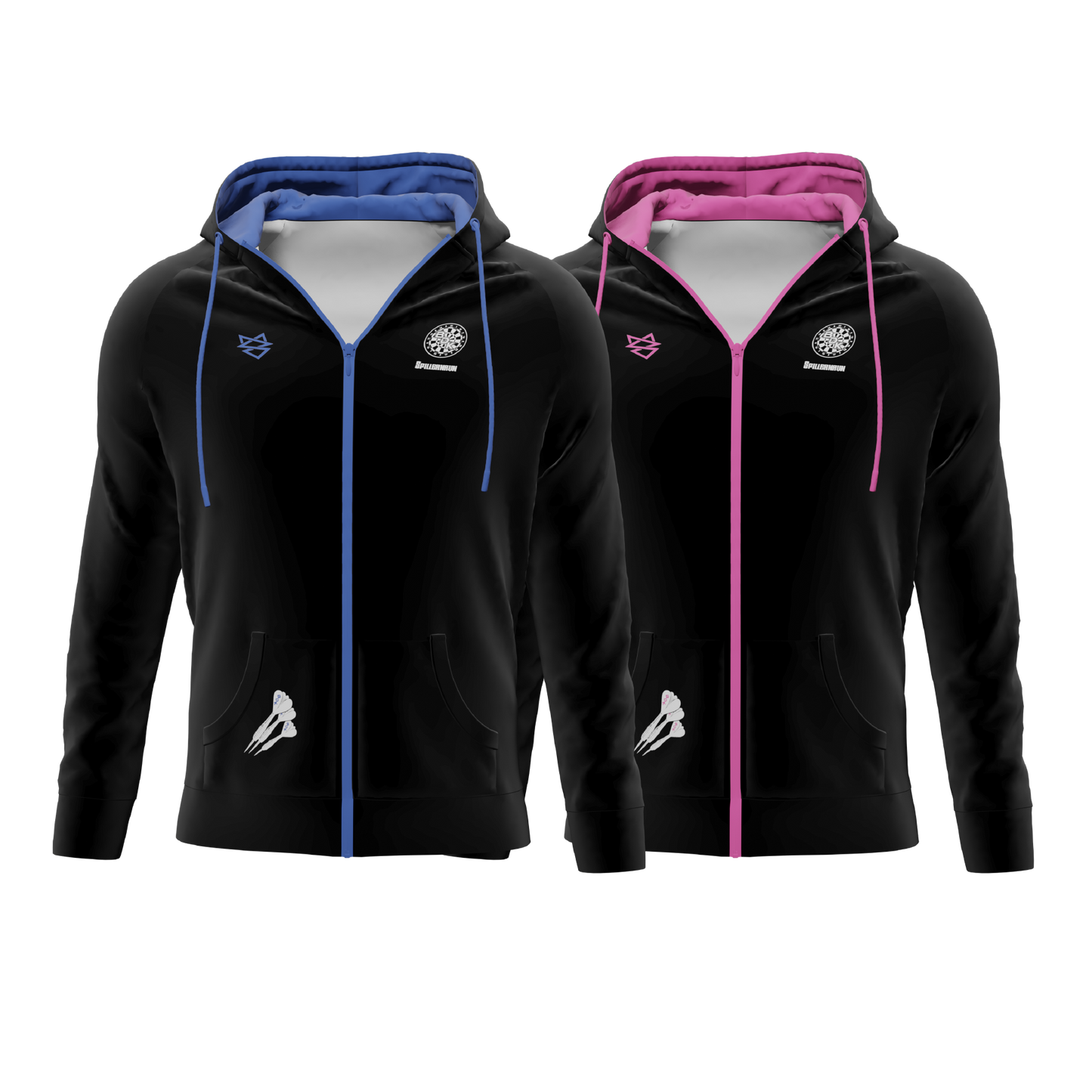 Hoodie ZIP - Ballerup Dart Klub
