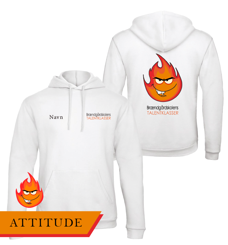 Attitude Bomulds Hoodie