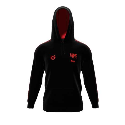 Bomulds Hoodie - HEP Ringe stripe