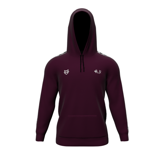 Bomulds Hoodie - Stripe ID - Bowlingklubben Næstved