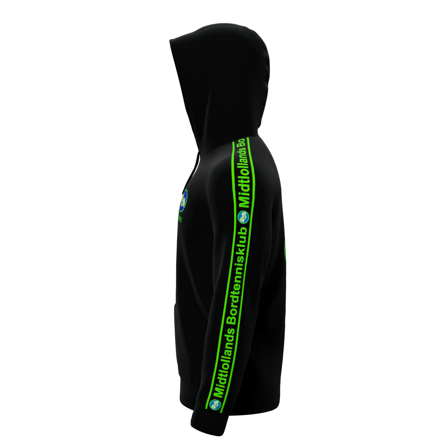 Bomulds Hoodie - Midtlollands Bordtennisklub