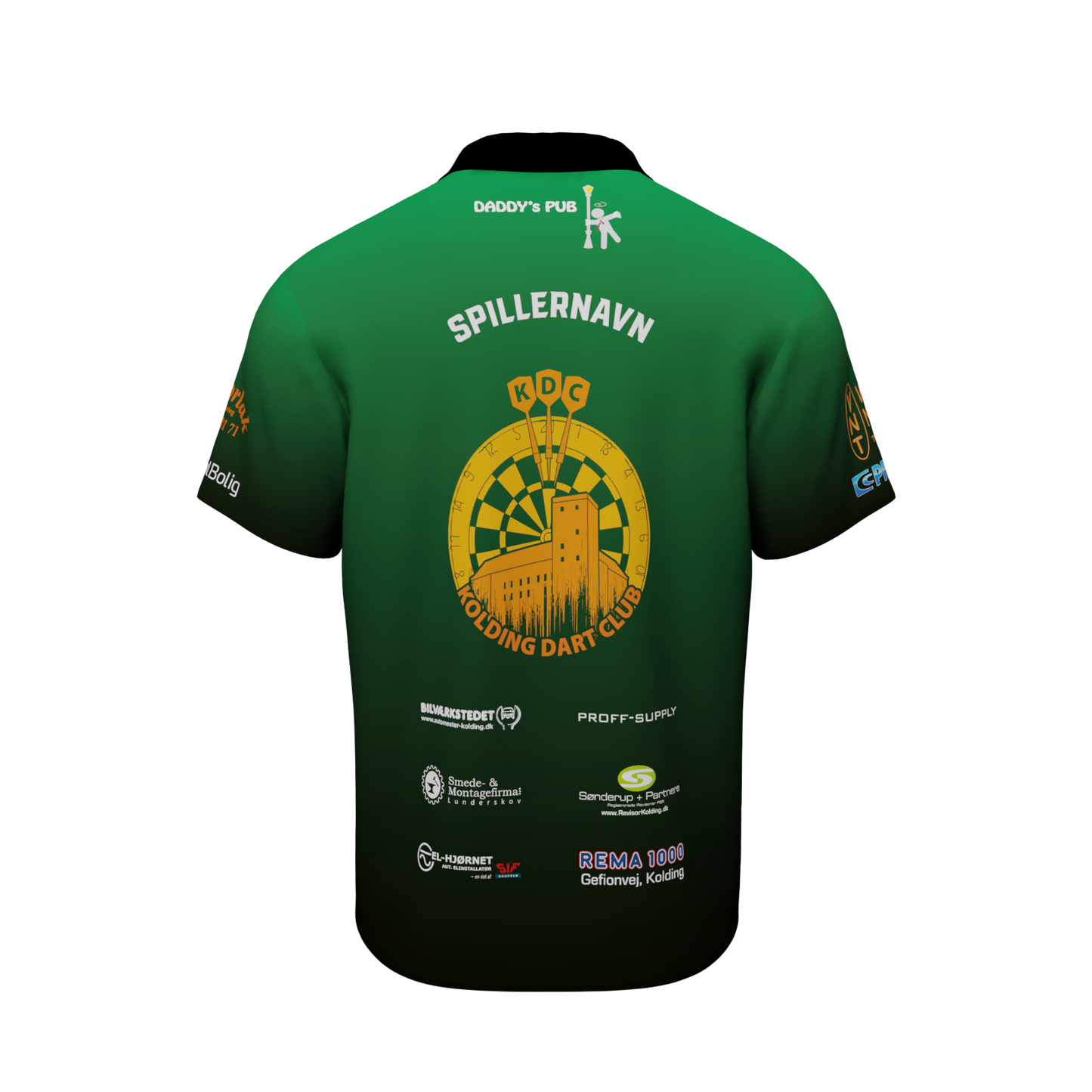 Polo m. sponsorater - Kolding Dart