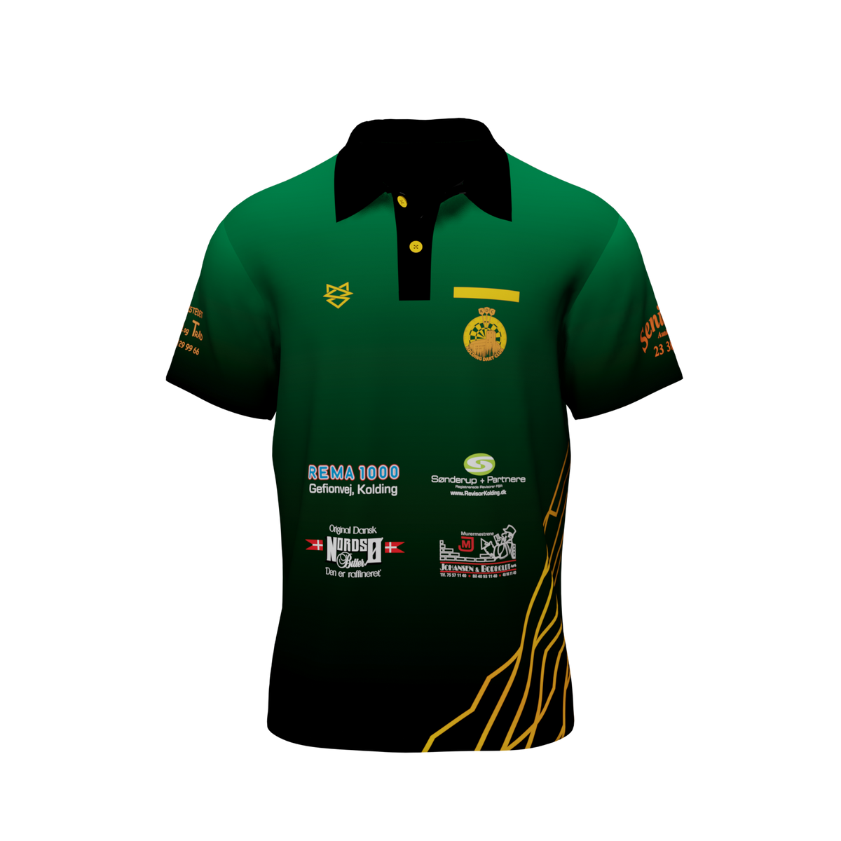 Polo m. sponsorater - Kolding Dart
