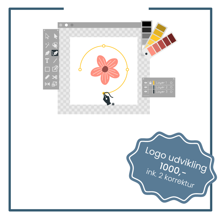 Udvikling af logo