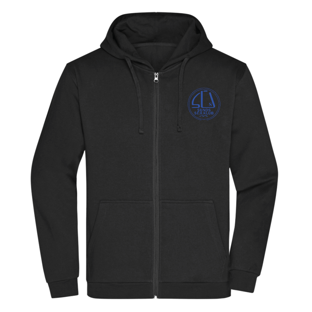 Bomulds Hoodie ZIP - Voksen - Sunds Sejlklub