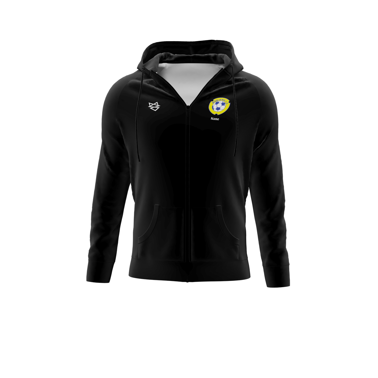 Bomulds Hoodie ZIP - Måbjerg IF