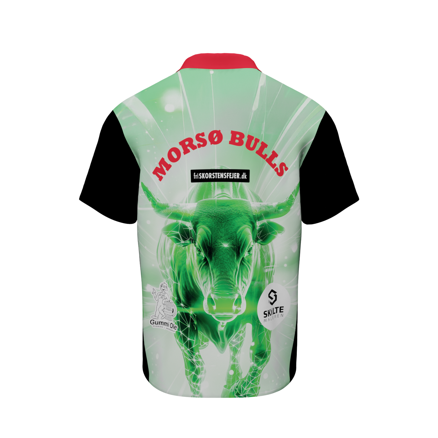 Polo med sponsorater - Morsø Bulls