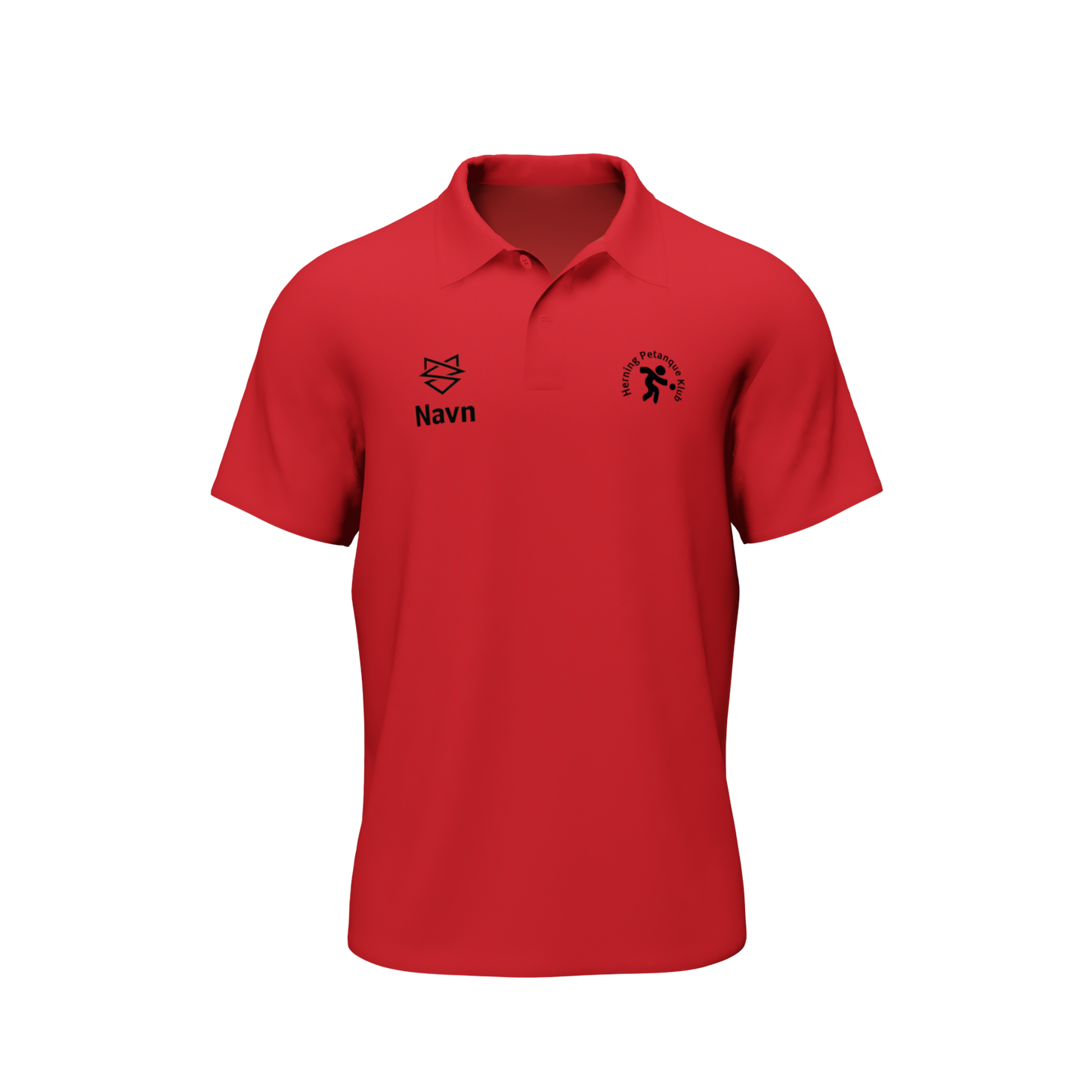 Bomulds polo - Voksen - Herning Petanque