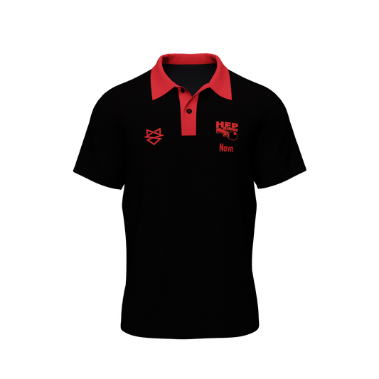 Bomulds Polo - HEP Ringe stripe
