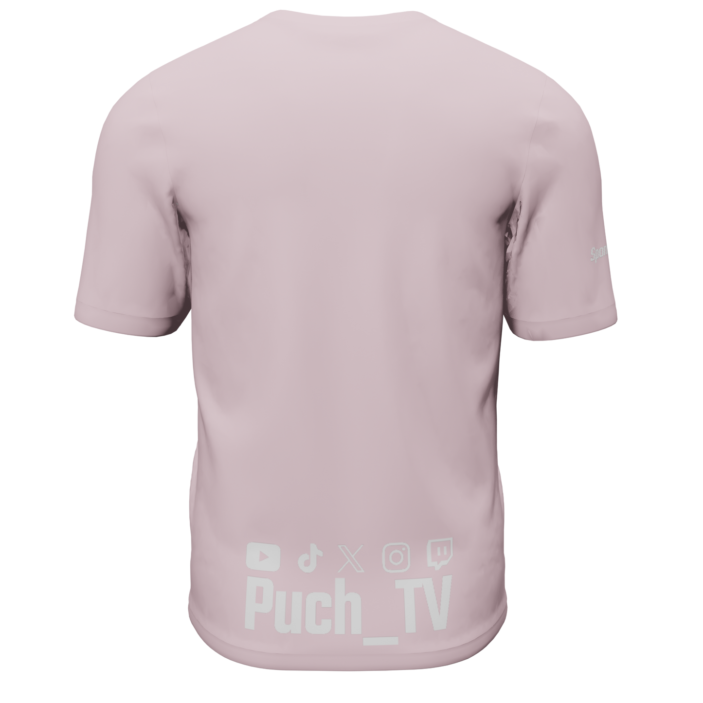 Pink Bomulds T-shirt - Puch_TV