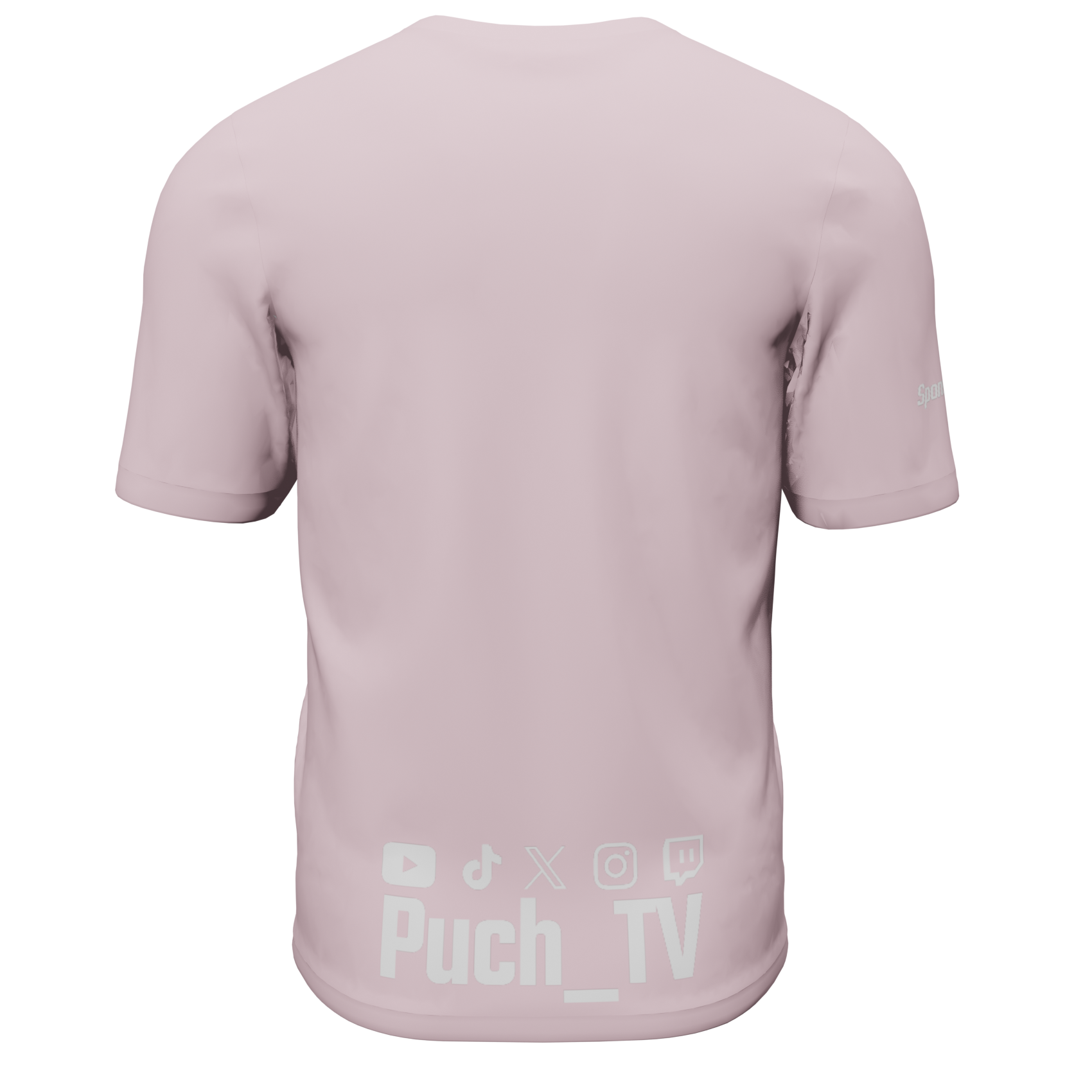 Pink Bomulds T-shirt - Puch_TV