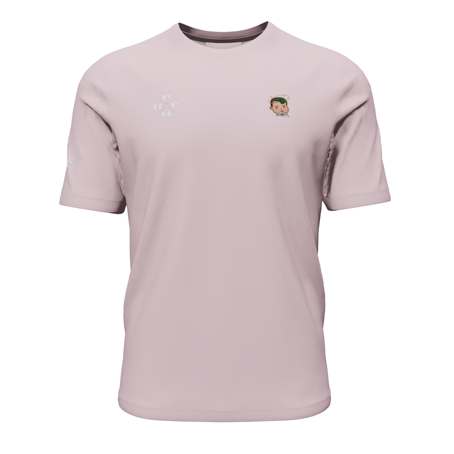 Pink Bomulds T-shirt - Puch_TV
