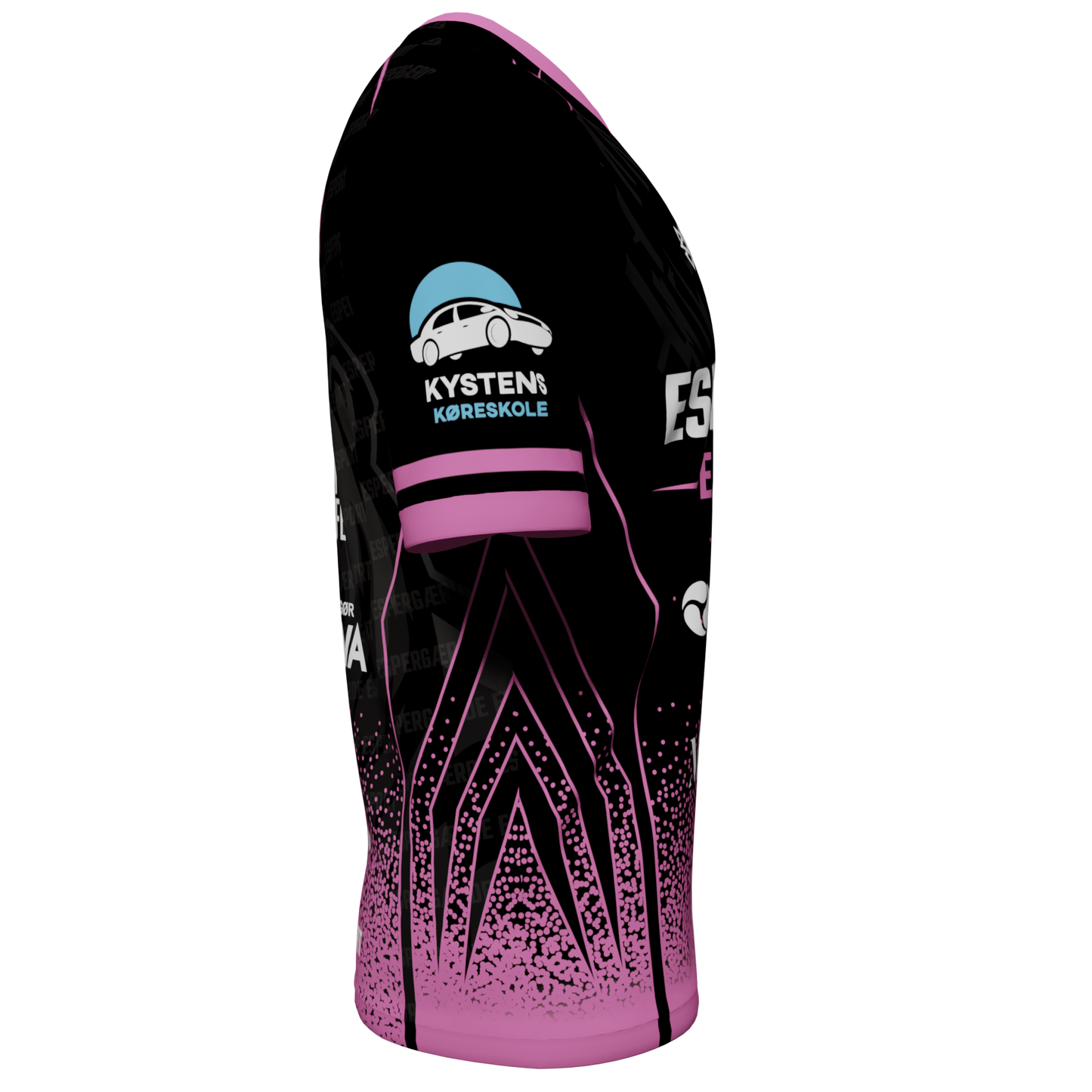 Espergærde Esport - Rød T-shirt 2026 med sponsorater 1