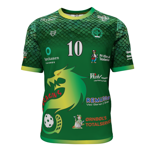 T-shirt med sponsorlogoer - Sindal Dragons