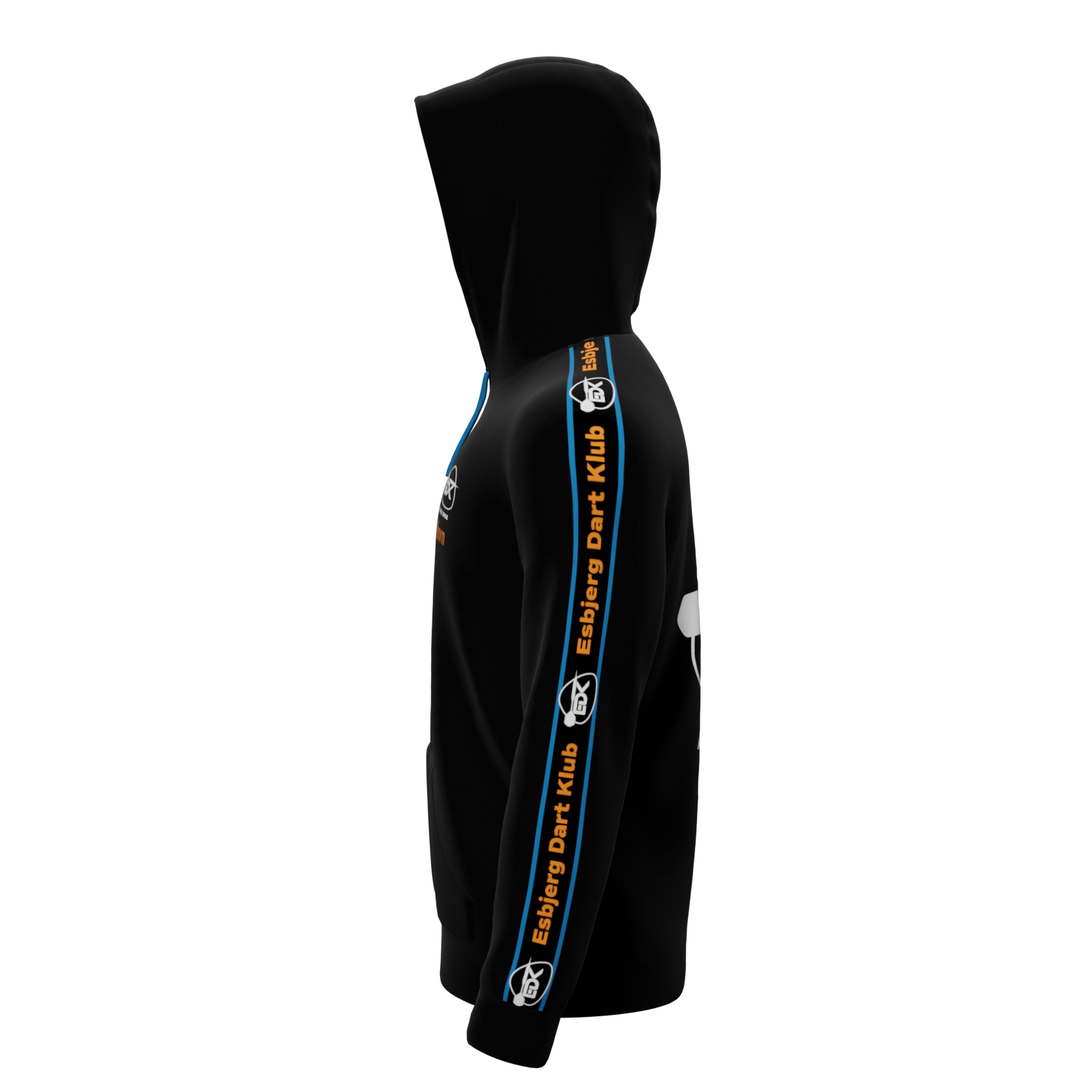 Bomulds Hoodie - Esbjerg Dart Klub - SponsorWorld