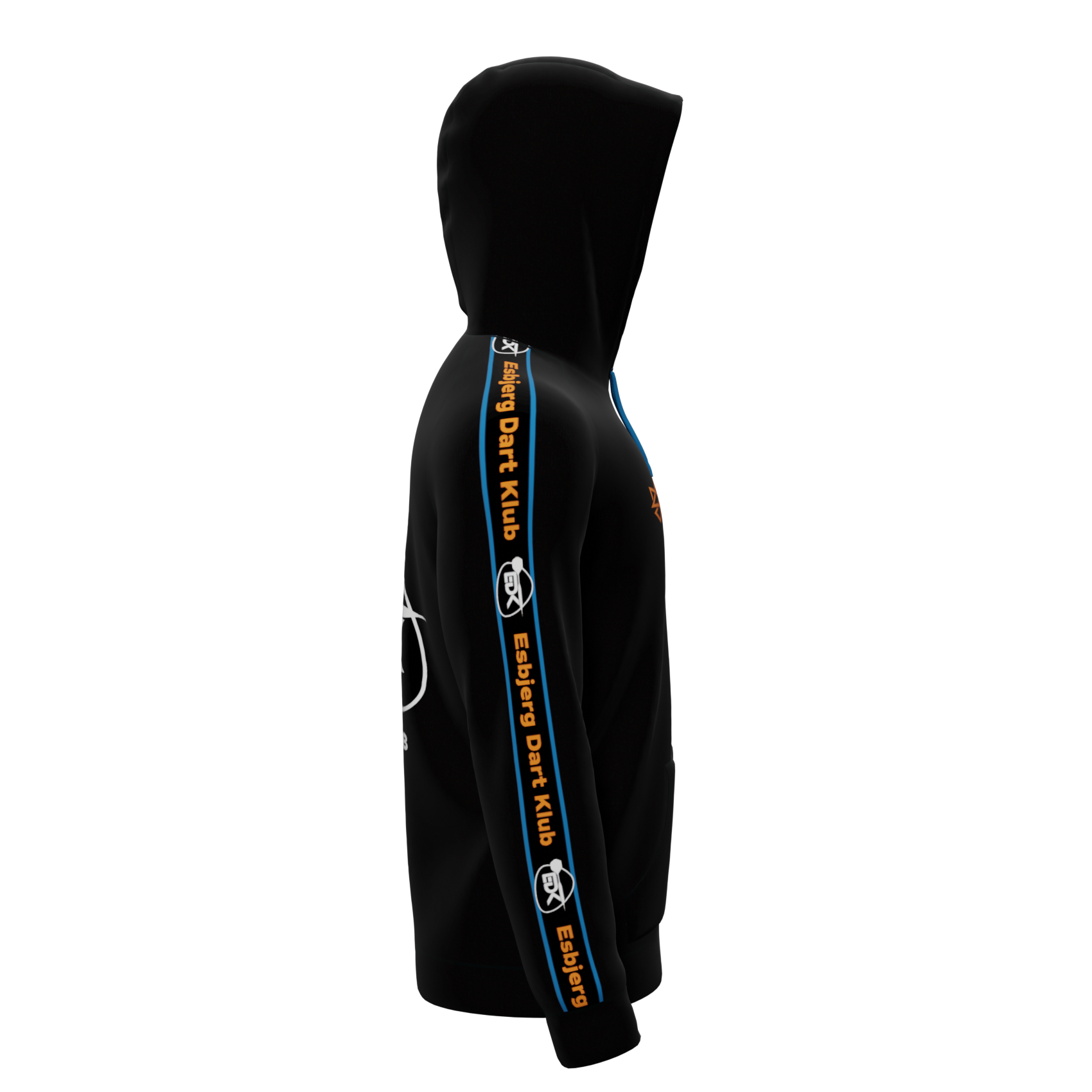 Bomulds Hoodie - Esbjerg Dart Klub - SponsorWorld