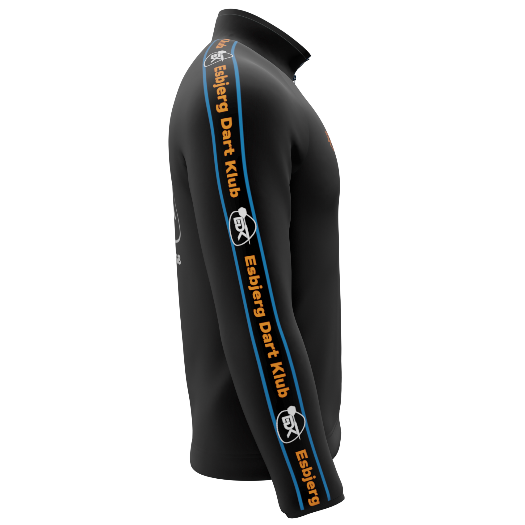 Bomulds cardigan  - Esbjerg Dart Klub - SponsorWorld