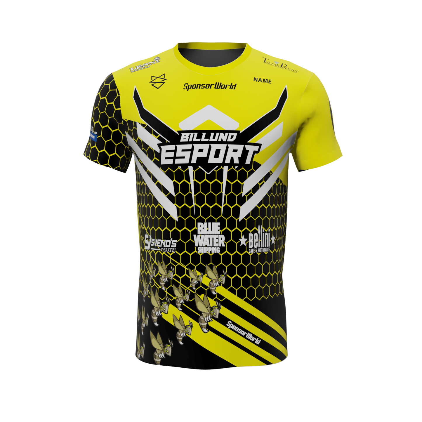 Billund esport - T-shirt - Sponsor