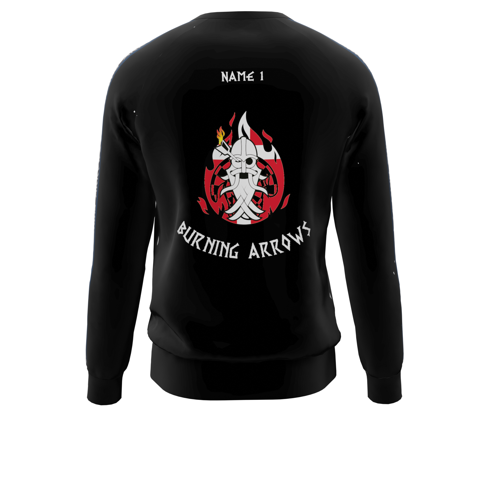 Bomuld Sweatshirt - Burning Arrows