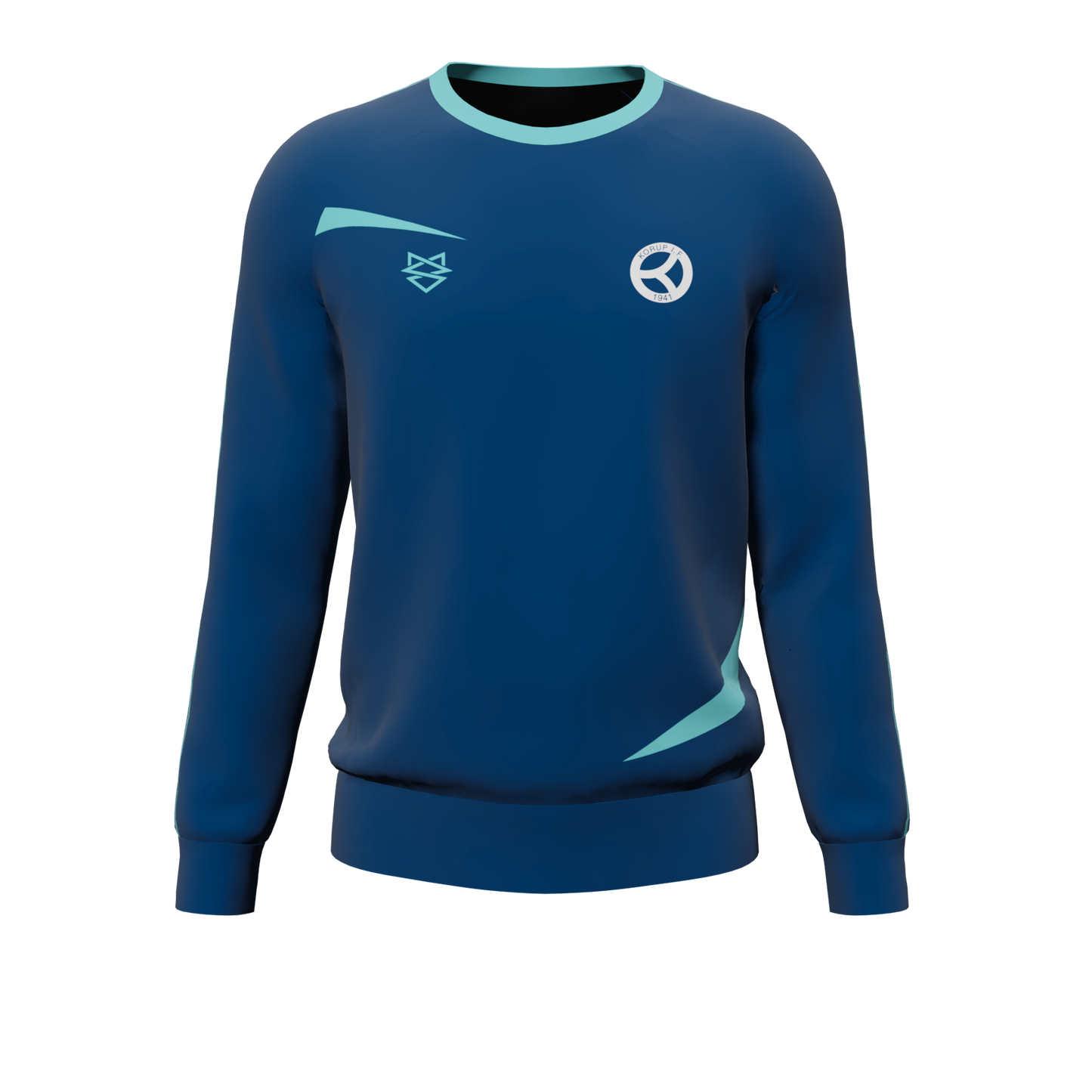 Sweatshirt med stripe - Korup Bordtennis Klub