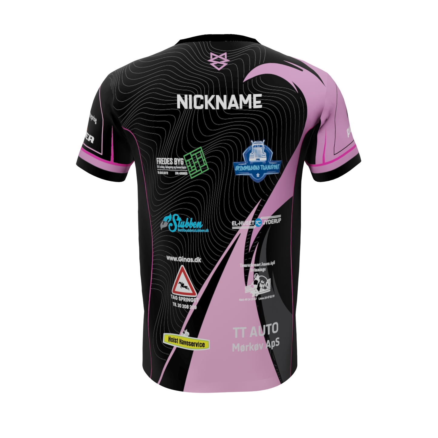T-shirt - Mørkøv Esport Logo2 (Pink)
