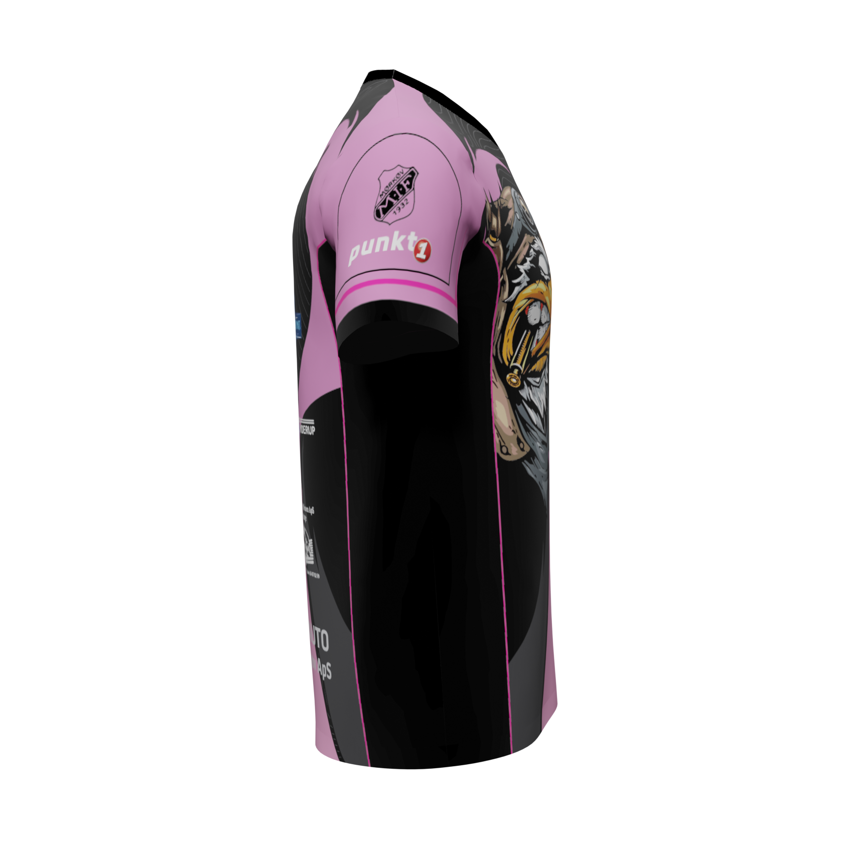 T-shirt - Mørkøv Esport Logo2 (Pink)
