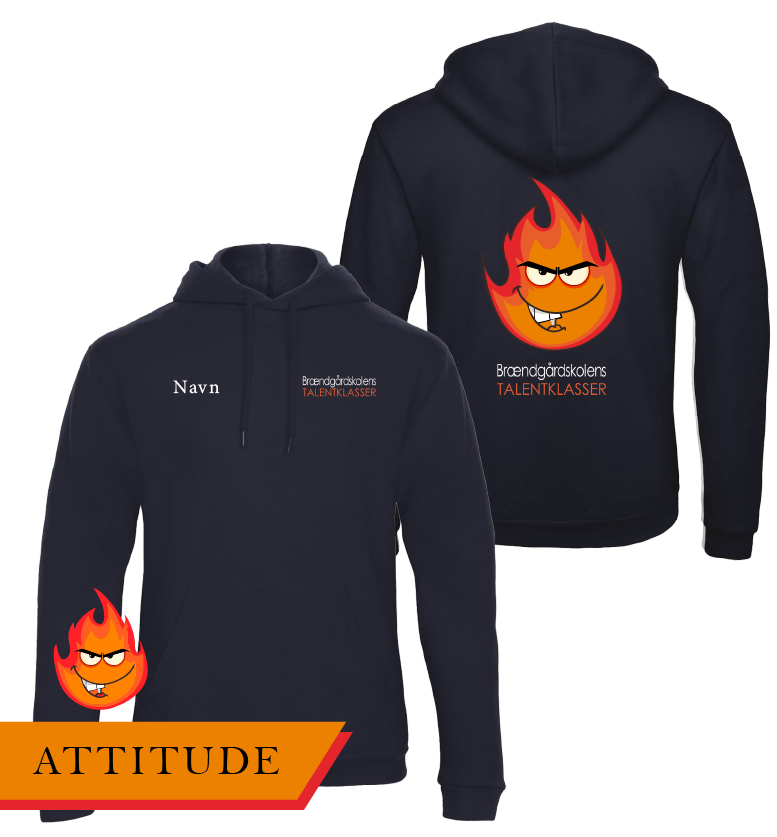 Attitude Bomulds Hoodie