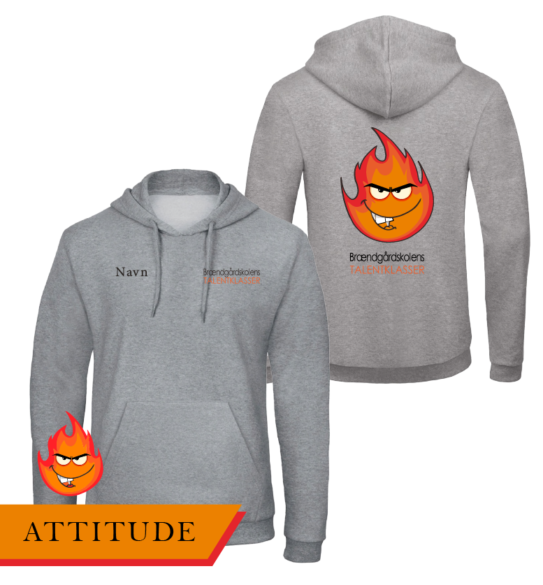 Attitude Bomulds Hoodie