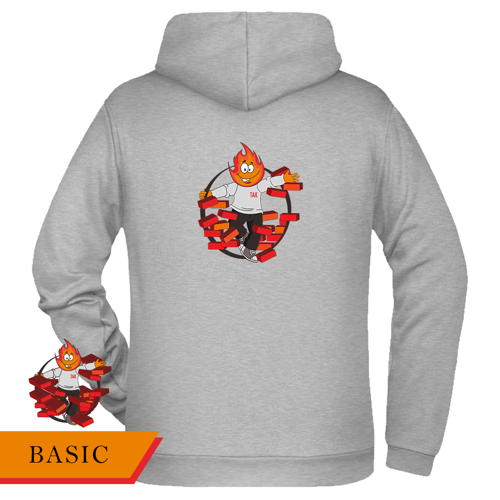 Basic Bomulds Hoodie