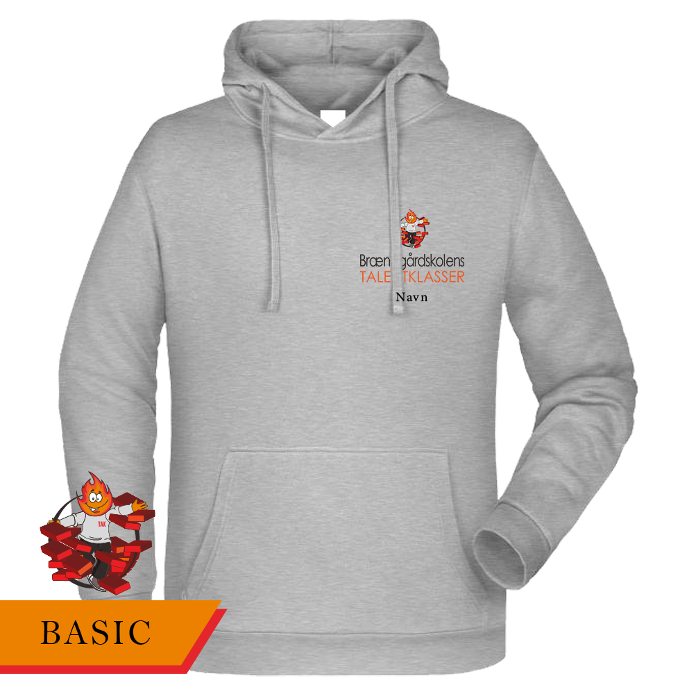 Basic Bomulds Hoodie