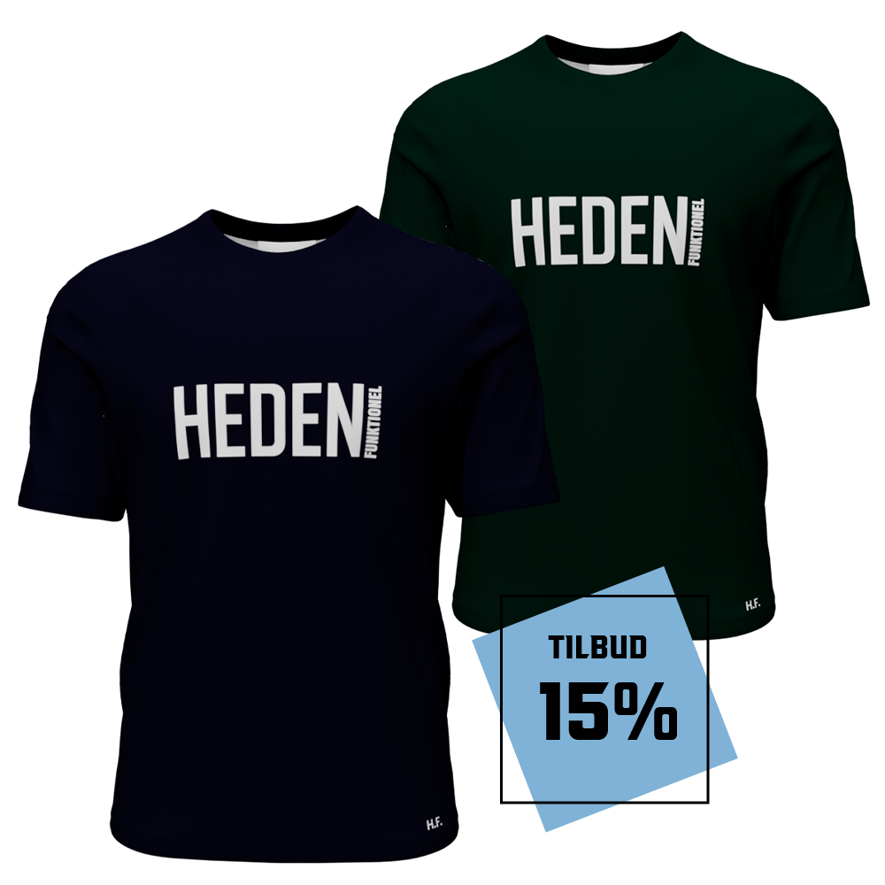 Bomulds T-shirt - Heden Funktionel
