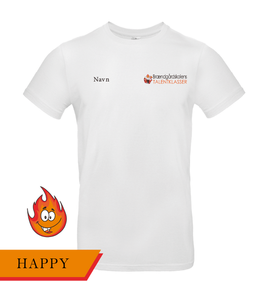 Happy Tshirt Hvid