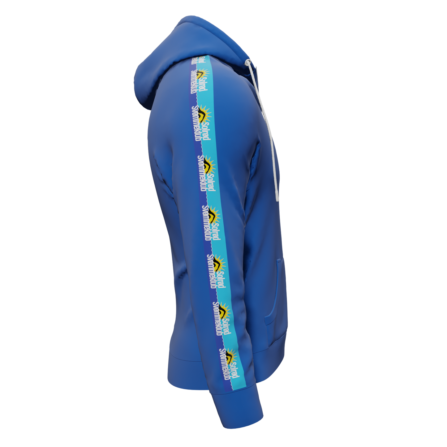 Cotton Hoodie ZIP - Solrød Swimming Club