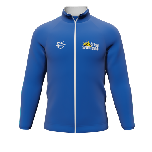Bomuld Zip cardigan raglan - Solrød Svømmeklub