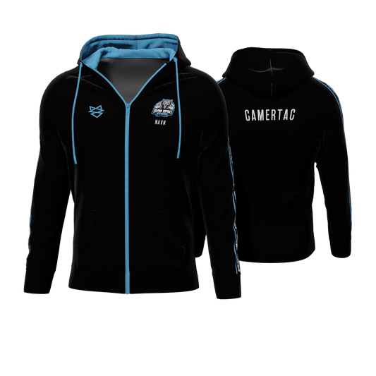 Bomulds Hoodie ZIP - Alpha Esport Stevns