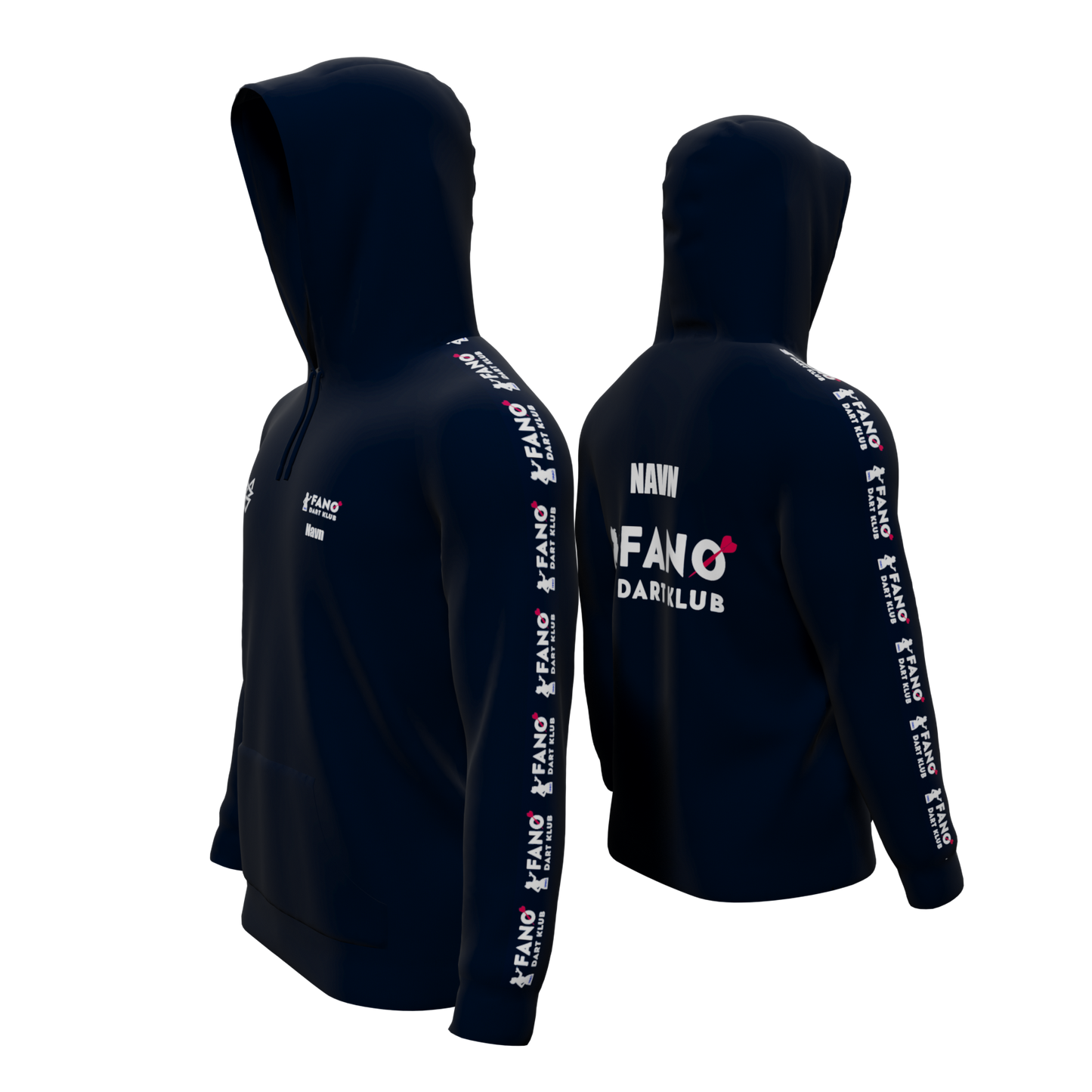 Bomulds Hoodie - Fanø Dart