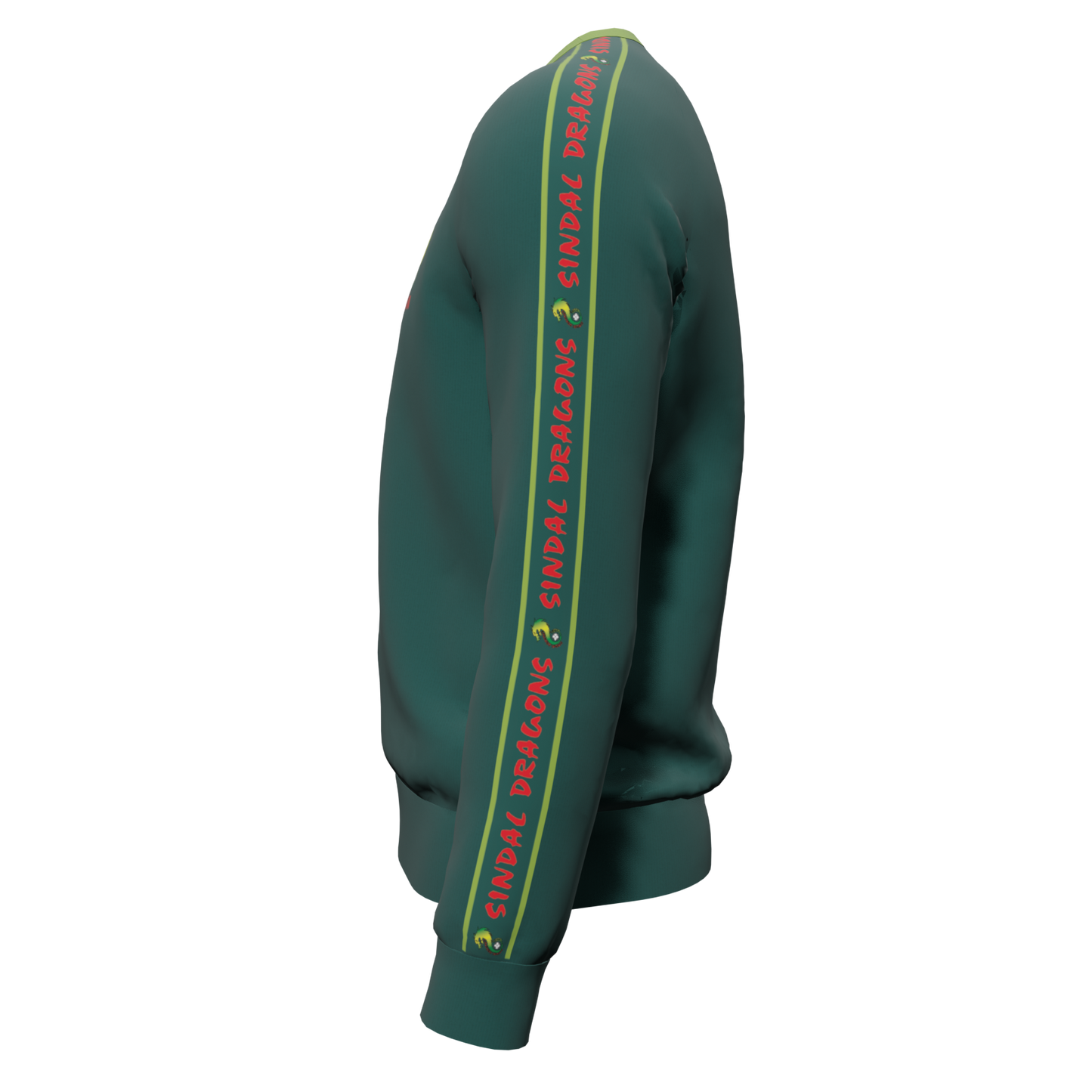 Bomulds Sweatshirt - Sindal Dragons