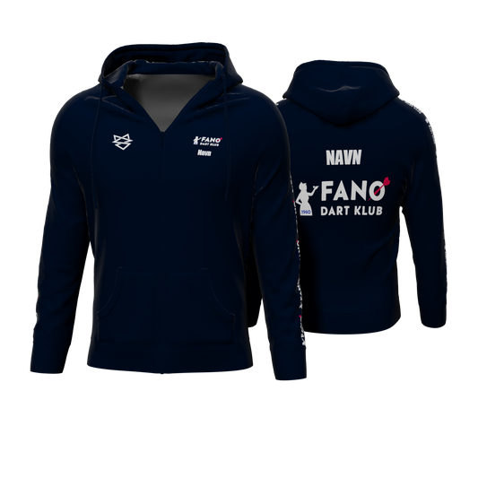 Bomulds Hoodie ZIP - Fanø Dart