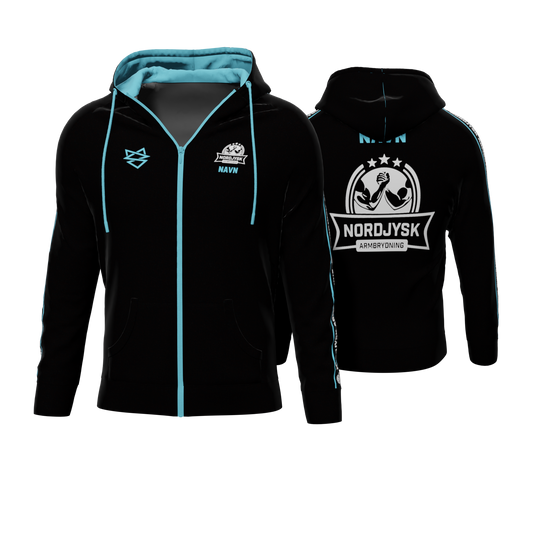 Bomulds Hoodie ZIP - Nordjysk Armbrydning