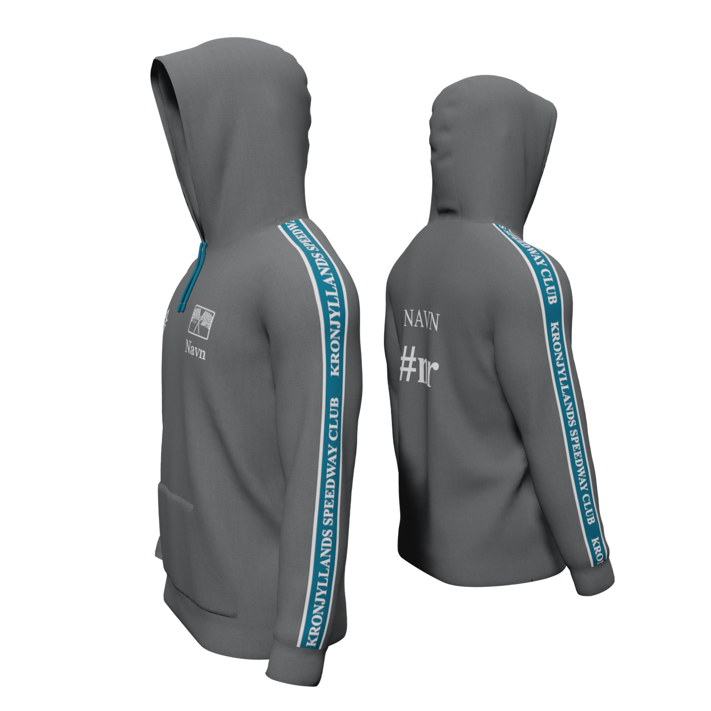 Bomulds Hoodie - Kronjyllands Speedway Club