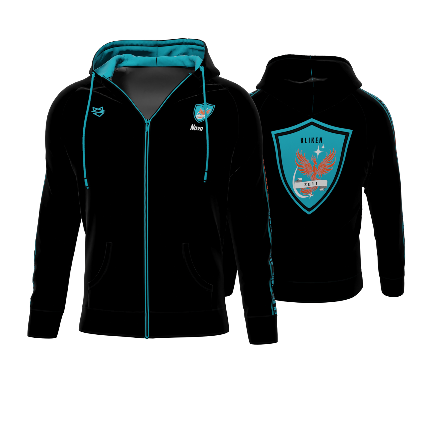 Bomulds Hoodie ZIP - Kliken Petanque