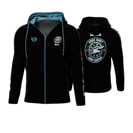 Bomulds Hoodie ZIP - Køge Bugt Dart