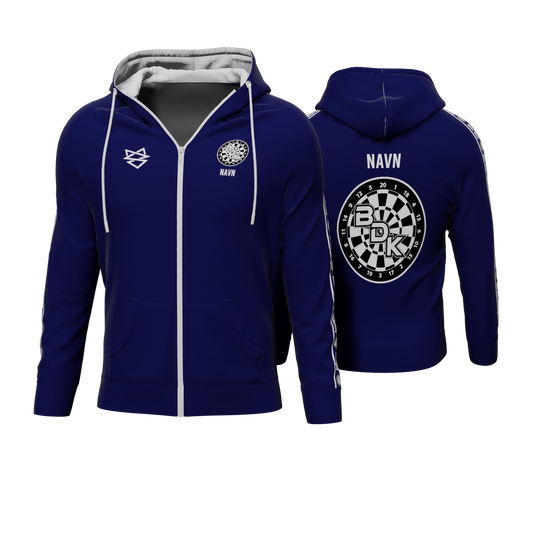 Bomulds Hoodie ZIP - Ballerup Dart Klub