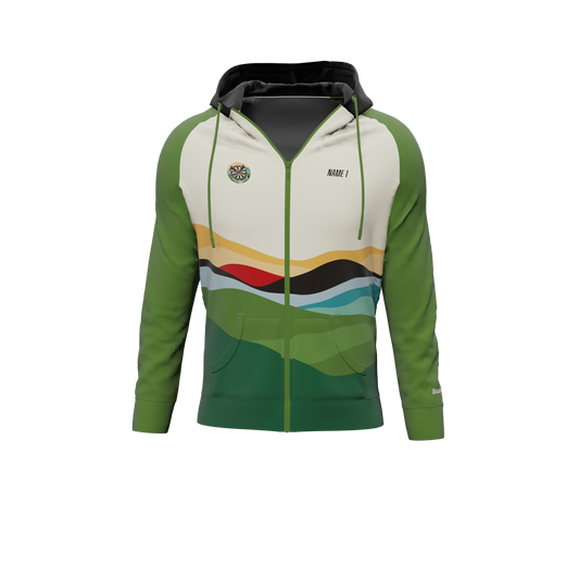 Hoodie ZIP - Bakkelandets Dartklub
