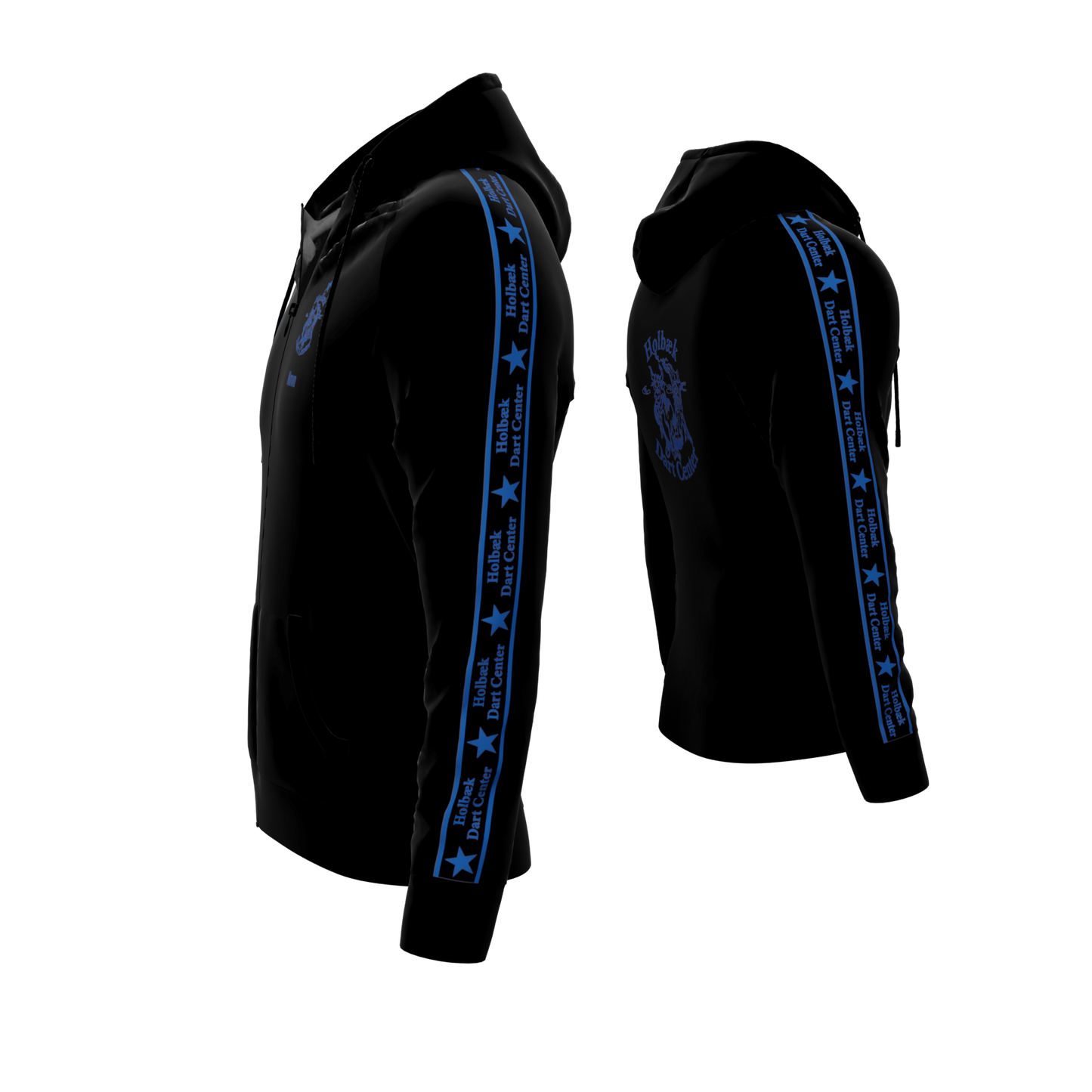 Bomulds Hoodie ZIP - Holbæk Dart