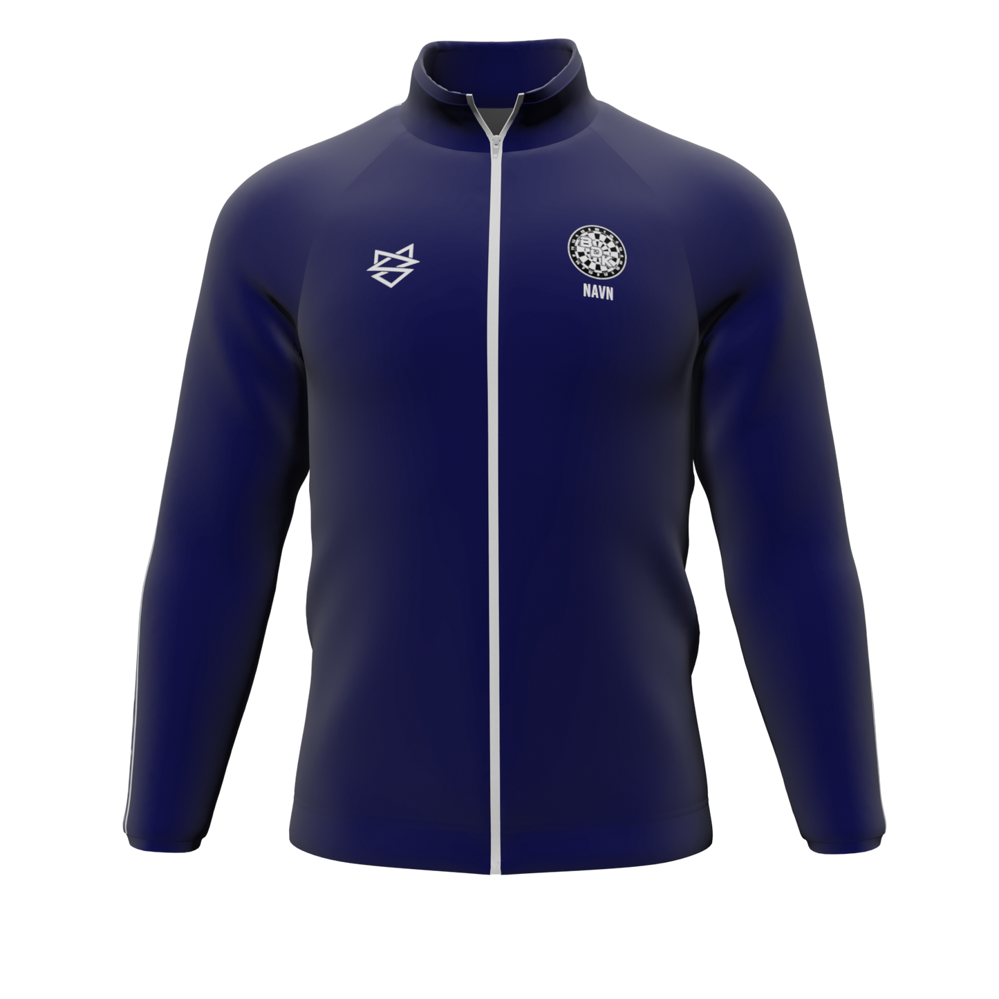 Bomulds cardigan  - Ballerup Dart Klub