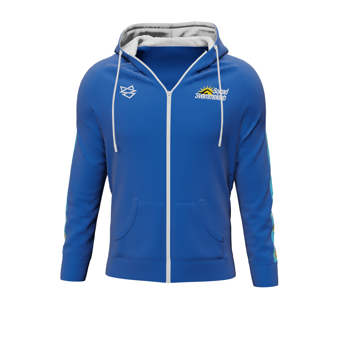 Cotton Hoodie ZIP - Solrød Swimming Club