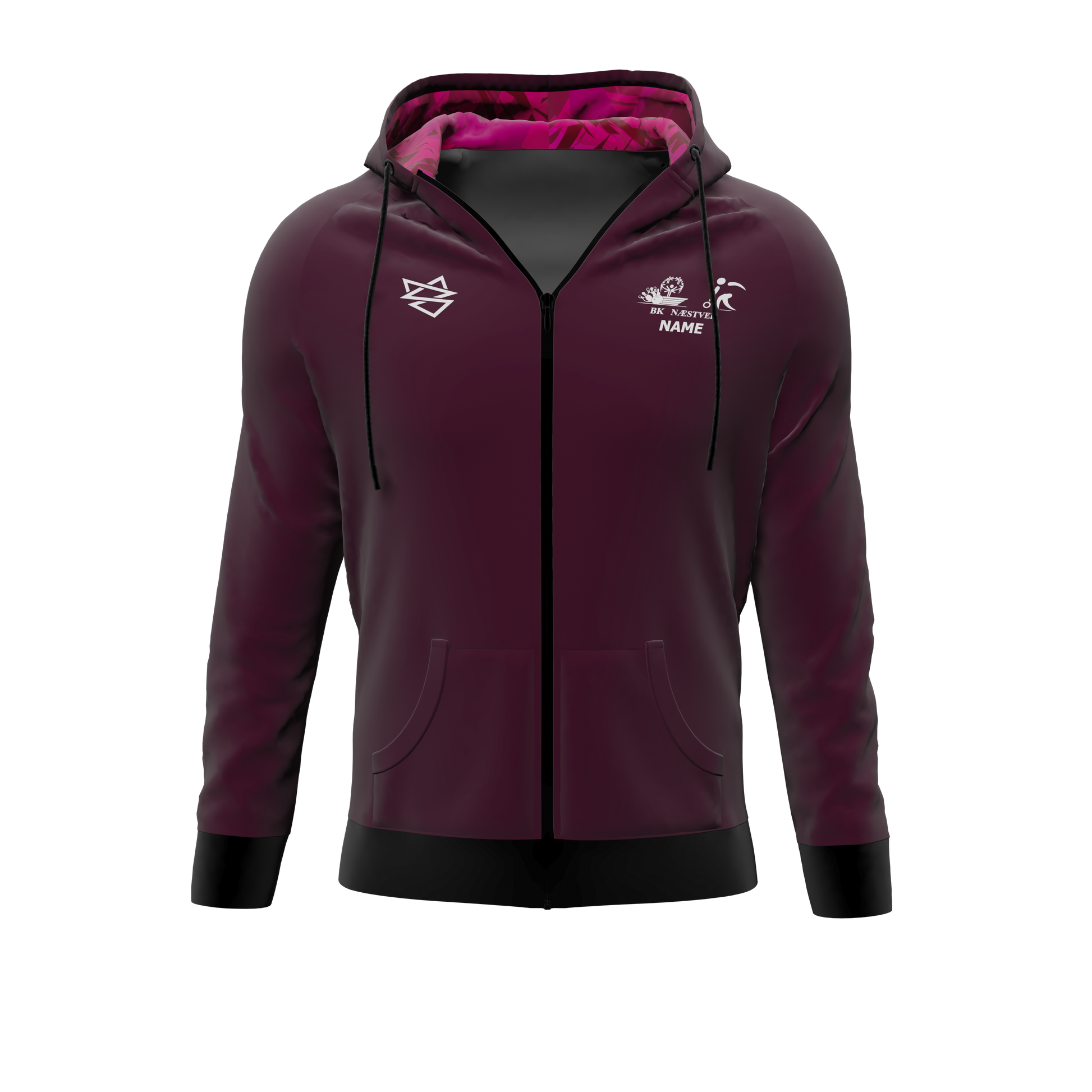 Bowlingklubben Næstved - Zip Hoodie - SponsorWorld