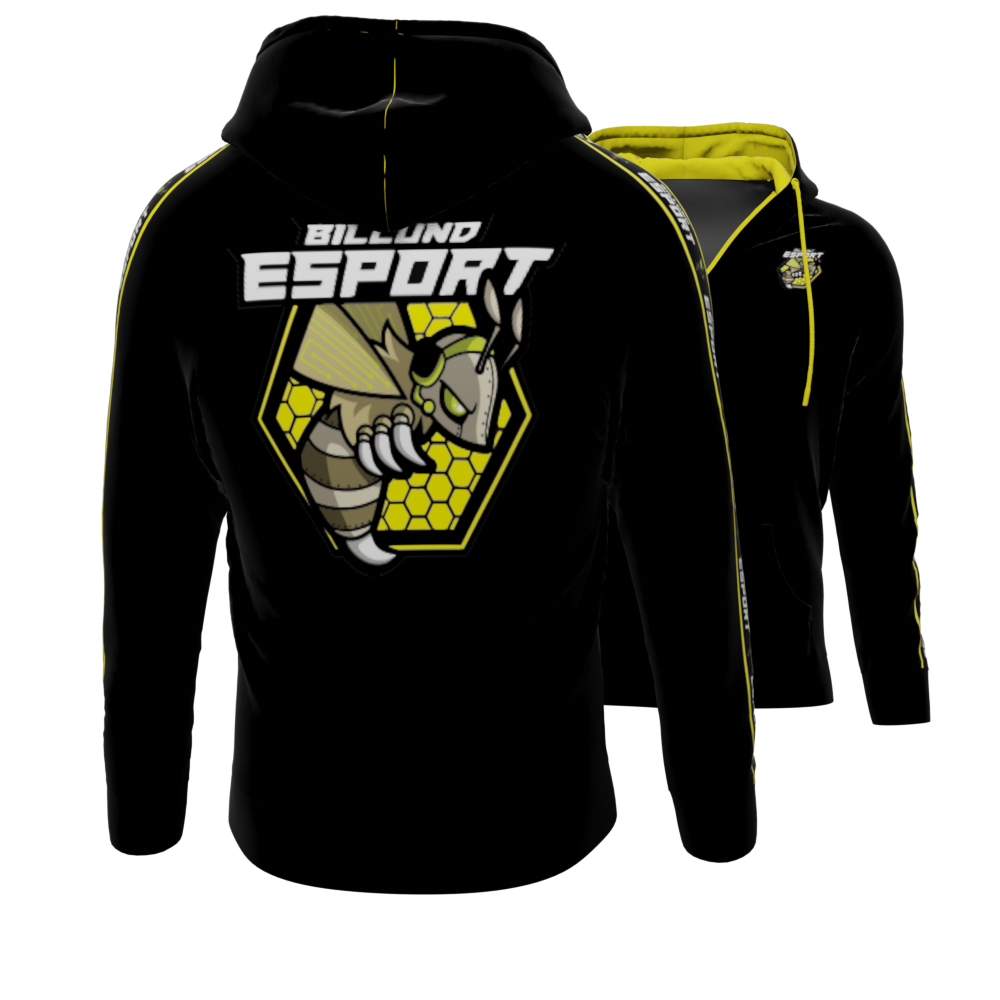 Bomulds Hoodie ZIP - Billund esport